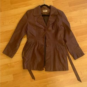 Vintage Retro 70s Genuine Leather Jacket